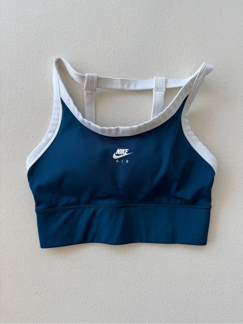 Nike Air Swoosh Navy Blue Sports Bra - Size X Small